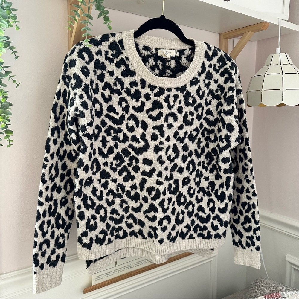 Leopard Print Sweater